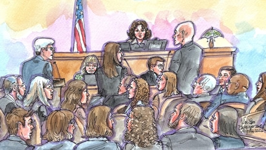 States' attorneys and Meta lawyers speak with US district judge Yvonne Gonzalez Rogers after Meta Platforms agreed to pay up to $18 billion over the next decade and strictly limit how teenagers use Facebook and Instagram.