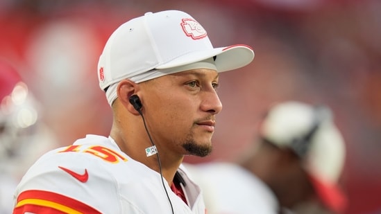 Kansas City Chiefs quarterback Patrick Mahomes during the first half an NFL football game against the Tampa Bay Buccaneers, Saturday, Aug. 22. (AP Photo/Chris O'Meara)