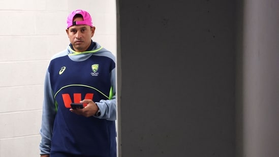 Usman Khawaja is upset too.