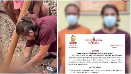వైరల్ వీడియోలోని దృశ్యాలు..