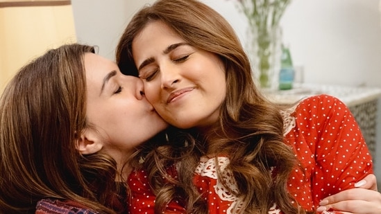 Nupur Sanon and Kriti Sanon celebrated Raksha Bandhan. (Instagram)