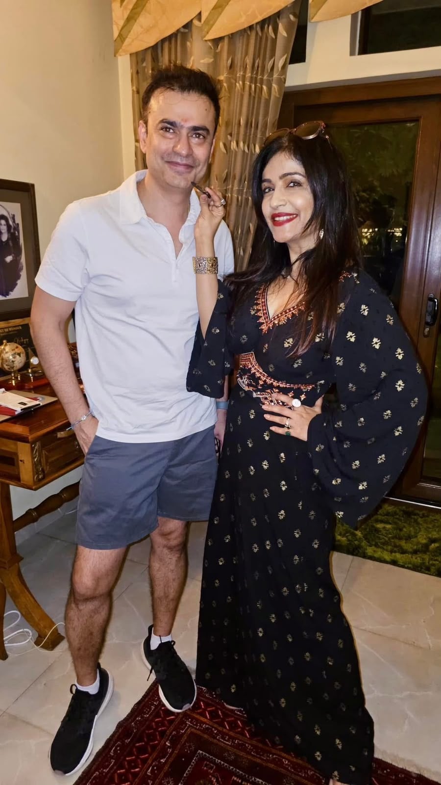 Shibani Kashyap with brother Ashish