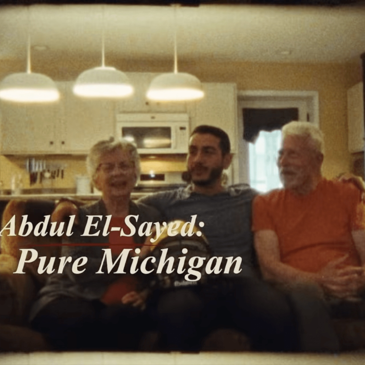 Screenshots from El-Sayed ads highlight his high-school football days and his step-grandparents, Judy and Jan Johnson. Screenshots from El-Sayed ads highlight his high-school football days and his step-grandparents, Judy and Jan Johnson.