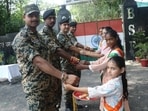 A dedicated career-awareness session provided information on opportunities available to women in the Indian Army, Indian Navy and Indian Air Force. (HT Photo)