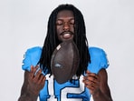 North Carolina Tar Heels running back Demon June.