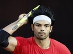 File image of Neeraj Chopra competes in the men's Javelin Throw during the World Athletics Diamond League athletics meeting at the Stade Olympique de la Pontaise in Lausanne. (AFP)