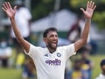 India fast bowler Prasidh Krishna during the second Test against Sri Lanka in Colombo on August 27. He took seven wickets in the two-match series played on slow pitches. (PTI) India fast bowler Prasidh Krishna during the second Test against Sri Lanka in Colombo on August 27. He took seven wickets in the two-match series played on slow pitches. (PTI)
