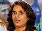 Sports federations influenced by those accused of misconduct, says Phogat. (Burhaan Kinu/HT PHOTO)