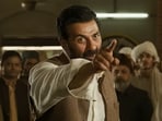 Sunny Deol in a still from Batwara 1947. Sunny Deol in a still from Batwara 1947.