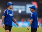 India's Kuldeep Yadav and skipper Suryakumar Yadav, during a warm-up session
India's Kuldeep Yadav and skipper Suryakumar Yadav, during a warm-up session