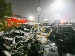 The explosion took place amidst a slow-moving traffic at the junction. (HT File Photo/Sanjeev Verma)