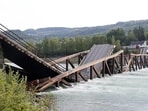 When a family riding a bike reached the Chattha bridge at Malkpur, three planks suddenly broke, police said. (For Representation)