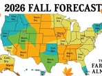 The Old Farmer's Almanac has released its Fall 2026 forecast