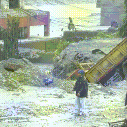 Visuals from the flash flood-affected Nuwakot District show the aftermath of the tragedy. 
