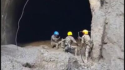 At least 934 people are trapped or missing at 11 hydropower sites in Nepal, with officials fearing the number could exceed 1,000 due to unregistered workers. (AFP) At least 934 people are trapped or missing at 11 hydropower sites in Nepal, with officials fearing the number could exceed 1,000 due to unregistered workers. (AFP)