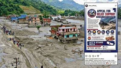 DU students are stepping up to support their Nepalese peers with financial, emotional and logistical aid. (Photo: Sulav Shrestha/AP) DU students are stepping up to support their Nepalese peers with financial, emotional and logistical aid. (Photo: Sulav Shrestha/AP)