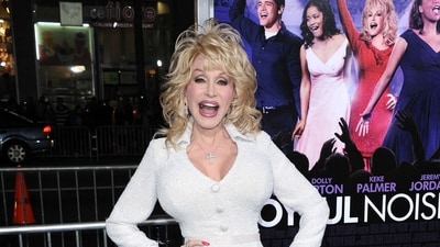 Dolly Parton attends the premiere of "Joyful Noise" at the Chinese Theatre in Hollywood, California, on January 9, 2012. ( (Photo by Chris DELMAS / AFP))