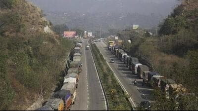 Giving the district-wise breakup of the projects, the Union minister said that Kathua accounts for 24 road projects covering 128.925 km, with a sanctioned cost of approximately ₹307.12 crore (HT File) Giving the district-wise breakup of the projects, the Union minister said that Kathua accounts for 24 road projects covering 128.925 km, with a sanctioned cost of approximately ₹307.12 crore (HT File)