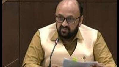 Higher education minister Yogendra Upadhyaya (File photo) Higher education minister Yogendra Upadhyaya (File photo)