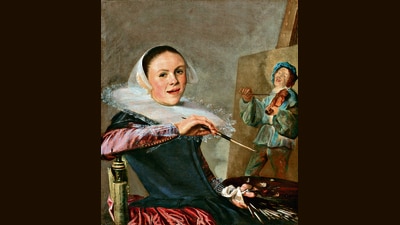 Judith Leyster’s Self-Portrait; 1630. (National Gallery of Art, UK) Judith Leyster’s Self-Portrait; 1630. (National Gallery of Art, UK)