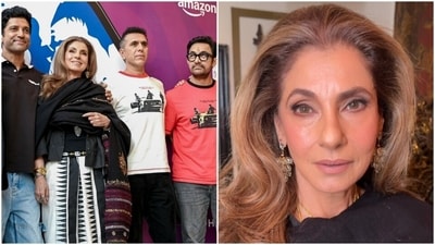 Dimple Kapadia stole the spotlight at Dil Chahta Hai reunion, but her voluminous hair was the real star. Her secret? Onion juice, and oil blends. (PTI and Instagram/ Namrata Soni) Dimple Kapadia stole the spotlight at Dil Chahta Hai reunion, but her voluminous hair was the real star. Her secret? Onion juice, and oil blends. (PTI and Instagram/ Namrata Soni)