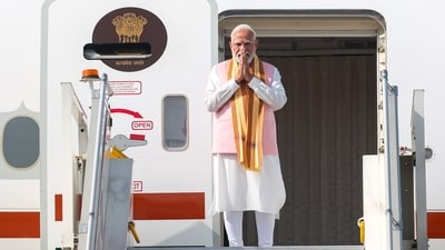 According to a statement issued by the Prime Minister’s Office (PMO), PM Modi will hold delegation-level talks with Uzbek President Shavkat Mirziyoyev. (PTI) According to a statement issued by the Prime Minister’s Office (PMO), PM Modi will hold delegation-level talks with Uzbek President Shavkat Mirziyoyev. (PTI)