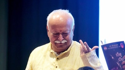 The US Commission on International Religious Freedom (USCIRF), a bipartisan federal agency, had called for sanctions against the RSS ahead of Mohan Bhagwat's planned visit to the US (PTI File Photo) The US Commission on International Religious Freedom (USCIRF), a bipartisan federal agency, had called for sanctions against the RSS ahead of Mohan Bhagwat's planned visit to the US (PTI File Photo)