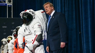 A January 2025 social media post from the parody account "Jack Kimble" has gone viral after President Donald Trump signed an executive order renaming Lake Ontario as “Lake America.” ( (Photo by Kent NISHIMURA / AFP)) A January 2025 social media post from the parody account "Jack Kimble" has gone viral after President Donald Trump signed an executive order renaming Lake Ontario as “Lake America.” ( (Photo by Kent NISHIMURA / AFP))