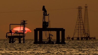 Oil platforms and pumpjacks at Lake Maracaibo, in Cabimas, Venezuela, January 26, 2026. (REUTERS)