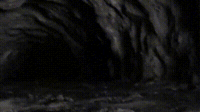 The video captures visuals from inside one of these tunnels.