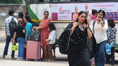 Women are in public life for several reasons. Some wish to earn a living, others want to contribute to society. They bring perspective, experience and expertise. All this is up for discussion, their bodies are not. (HT Photo/ Sunil Ghosh) Women are in public life for several reasons. Some wish to earn a living, others want to contribute to society. They bring perspective, experience and expertise. All this is up for discussion, their bodies are not. (HT Photo/ Sunil Ghosh)