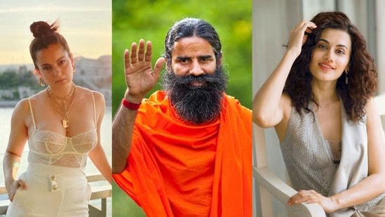 బాబా రామ్దేవ్, కంగనా వివాదం సుఖాంతం.. రాఖీ వేళ సోదరుడిగా భావించిన హీరోయిన్.. మరి తాప్సీతో ఎప్పుడు?