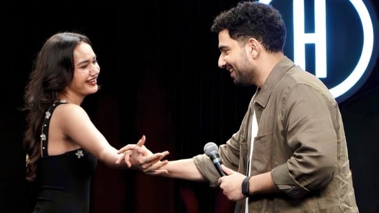 Sharon Verma and Samay Raina on India's Got Latent.