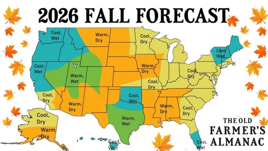 The Old Farmer's Almanac has released its Fall 2026 forecast (Old Farmer's Almanac)