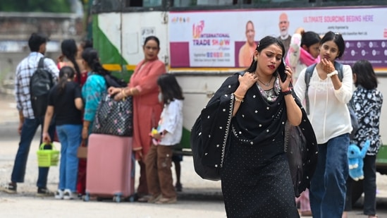 Women are in public life for several reasons. Some wish to earn a living, others want to contribute to society. They bring perspective, experience and expertise. All this is up for discussion, their bodies are not. (HT Photo/ Sunil Ghosh)