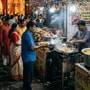 মণ্ডপের ভিতরে আমিষ খাবার খাওয়া যাবে না, স্পষ্ট করল বিশ্ব হিন্দু পরিষদ। (ছবিটি প্রতীকী, সৌজন্যে ন্যানো ব্যানানা দিয়ে তৈরি)