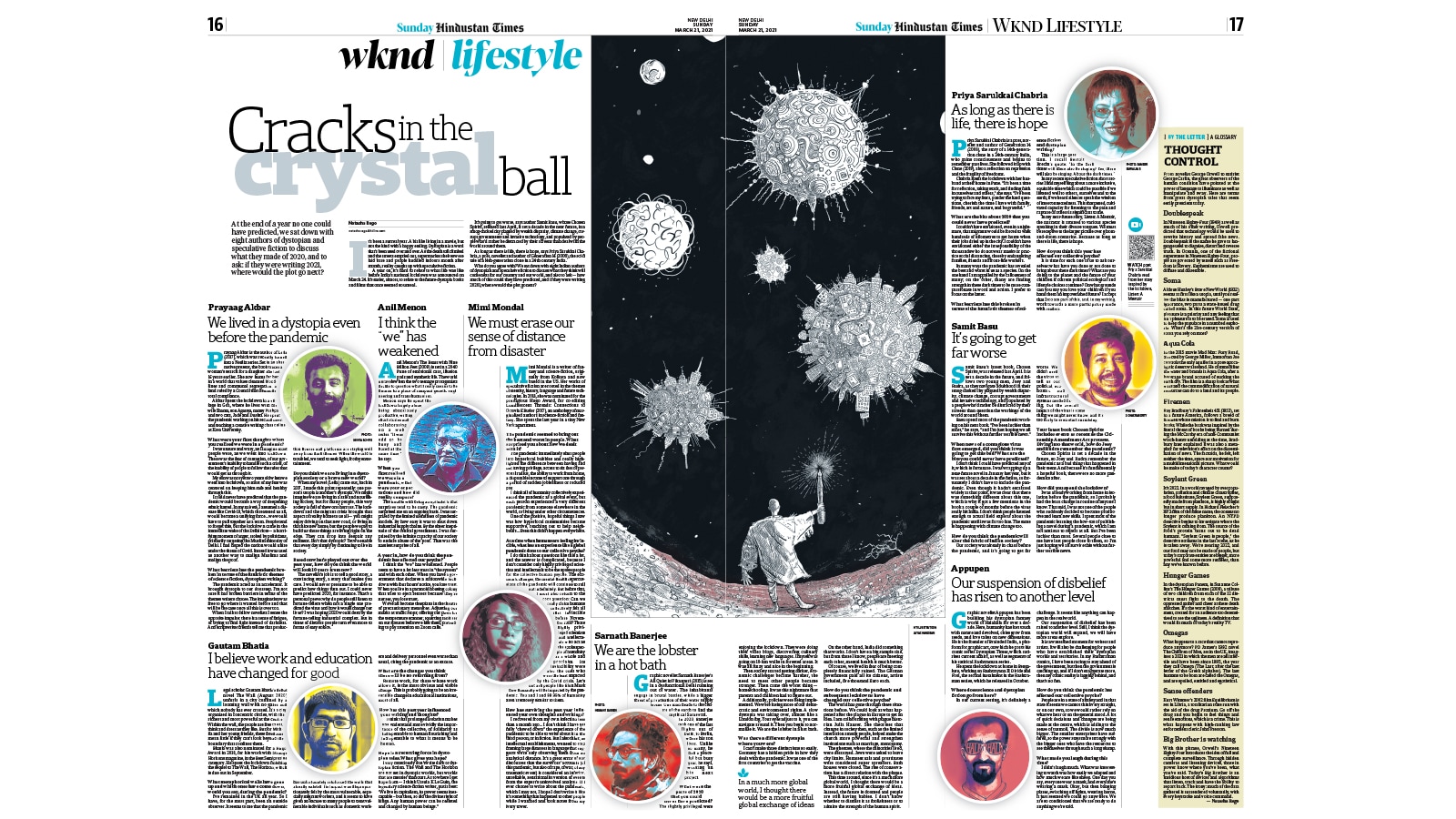 Cracks in the crystal ball – What do sci-fi writers dream about as dystopias unfold around them? (HT)