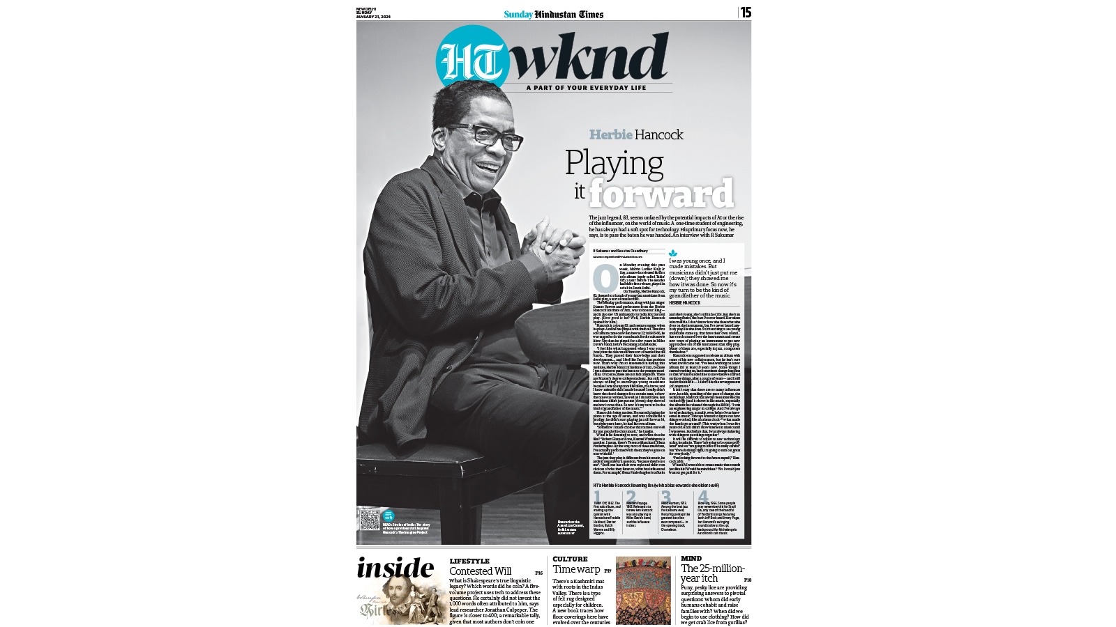 Herbie Hancock by R Sukumar (HT)