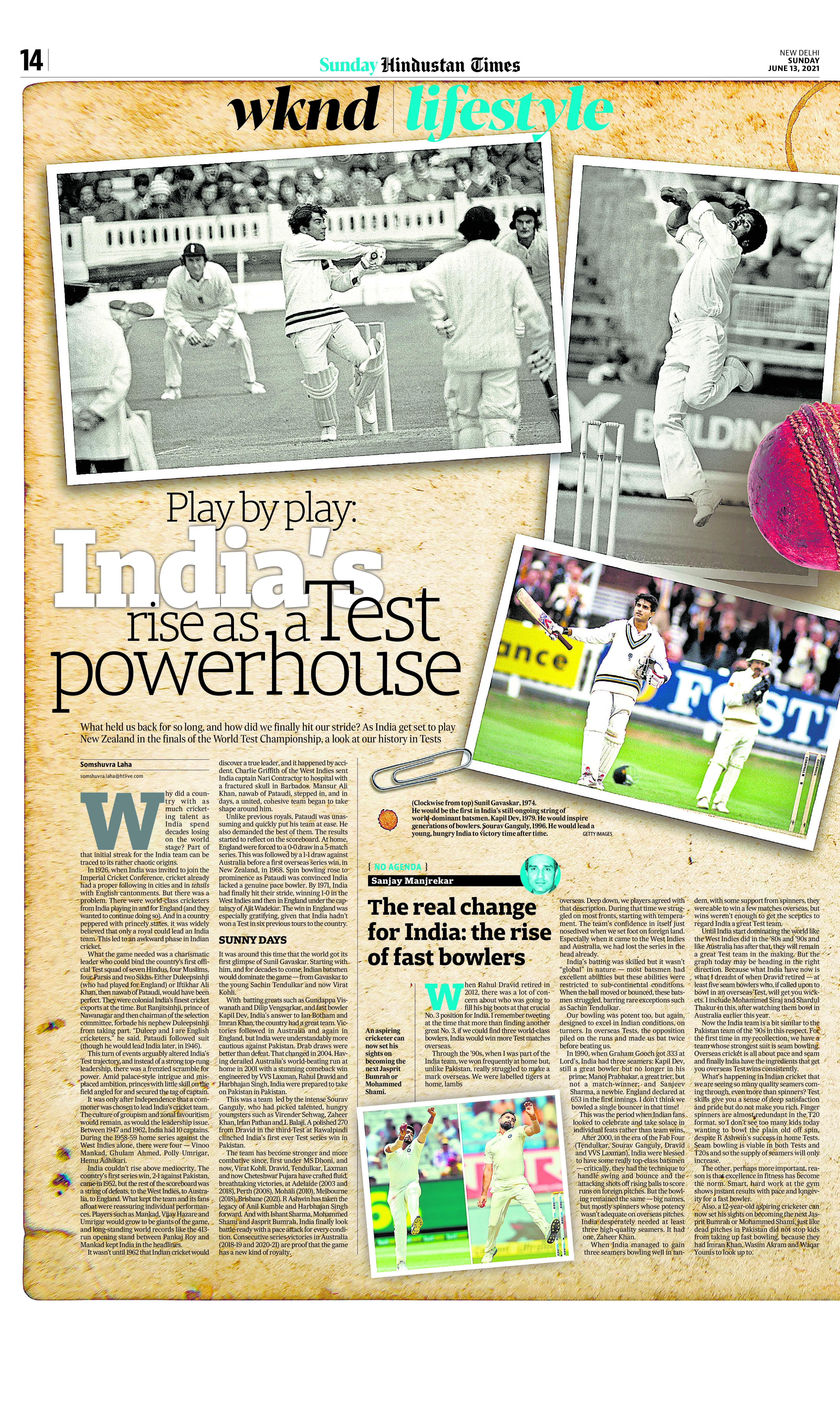 'Play by play: India’s rise as a Test powerhouse' by Somshuvra Laha (HT) 'Play by play: India’s rise as a Test powerhouse' by Somshuvra Laha (HT)