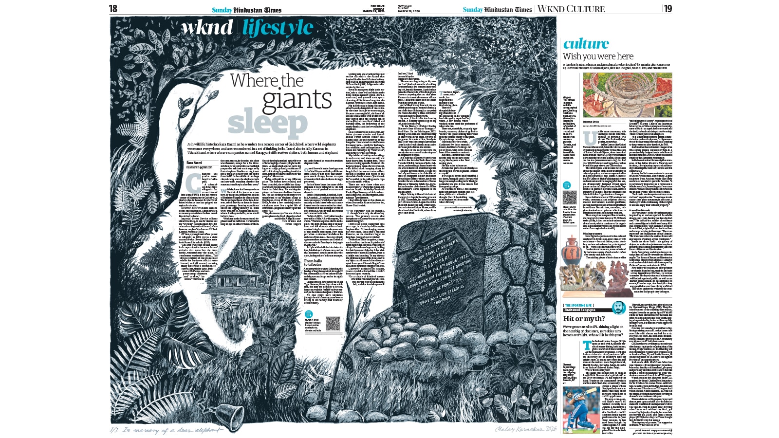 Where the giants sleep: Raza Kazmi writes on elephant memorials (HT)