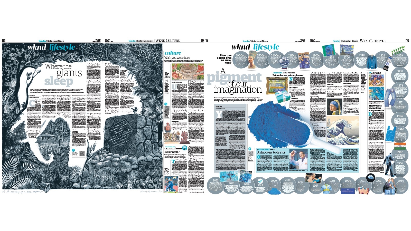 A pigment of our imagination: The colour blue; by Rachel Lopez (HT)