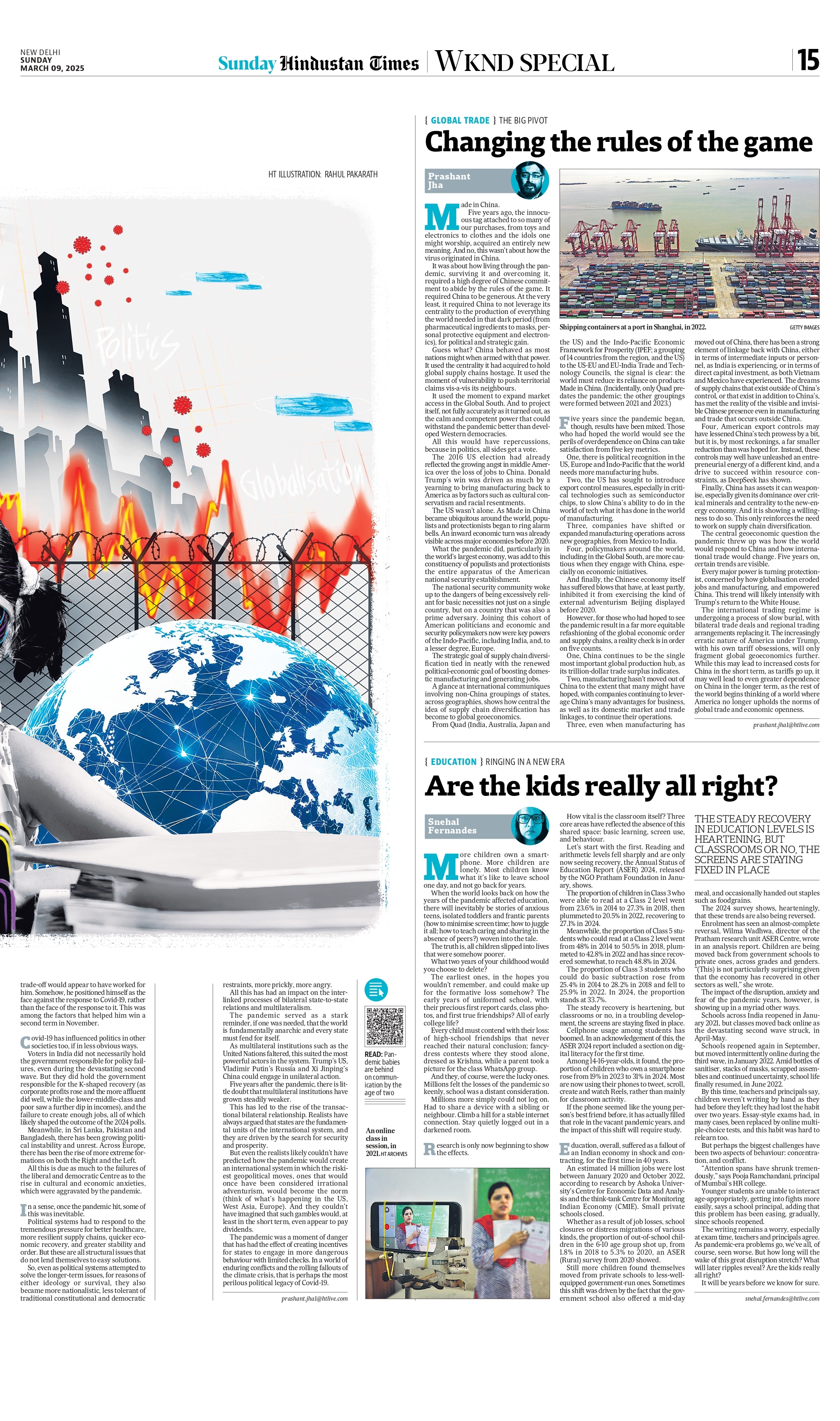 'Changing the rules of the game' by Prashant Jha (HT) 'Changing the rules of the game' by Prashant Jha (HT)
