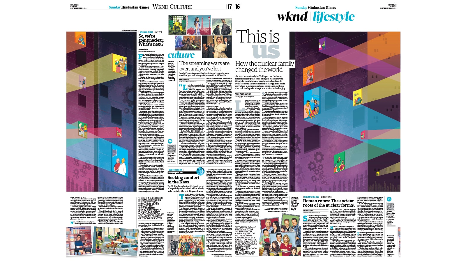 This is us: How the nuclear family changed the world; by Ambi Parameswaran (HT)