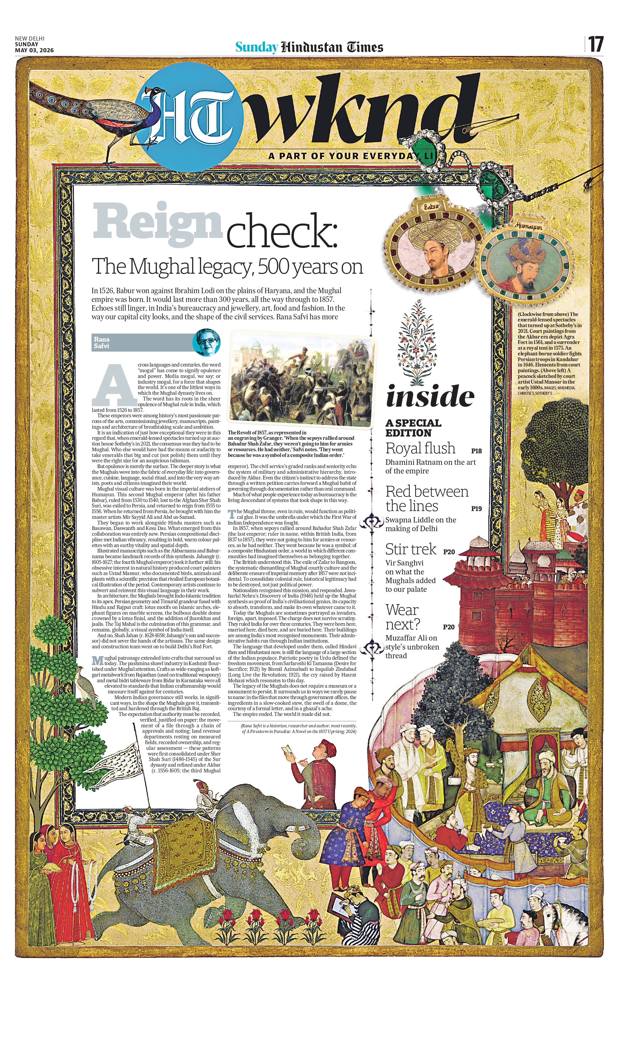 'Reign check' by Rana Safvi (HT) 'Reign check' by Rana Safvi (HT)