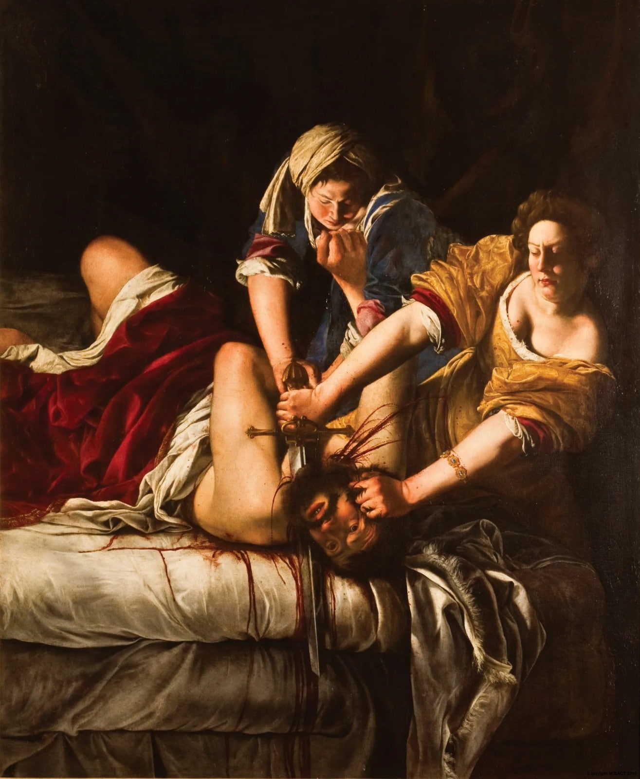 Artemisia Gentileschi (1593 - 1654) is now known as the forgotten master of the baroque era. Above left, she delivers a Judith unlike any other, showcasing the sheer brute force required to carry out the horrific task of Judith beheading Holofernes (a scene from the Bible). Gentileschi was producing commissioned work by 15. Some of it was likened to the work of Caravaggio. A rape survivor, she is known for exquisite depictions of light and shadow, and of powerful female characters, often shown wreaking vengeance. (Wikimedia) Artemisia Gentileschi (1593 - 1654) is now known as the forgotten master of the baroque era. Above left, she delivers a Judith unlike any other, showcasing the sheer brute force required to carry out the horrific task of Judith beheading Holofernes (a scene from the Bible). Gentileschi was producing commissioned work by 15. Some of it was likened to the work of Caravaggio. A rape survivor, she is known for exquisite depictions of light and shadow, and of powerful female characters, often shown wreaking vengeance. (Wikimedia)