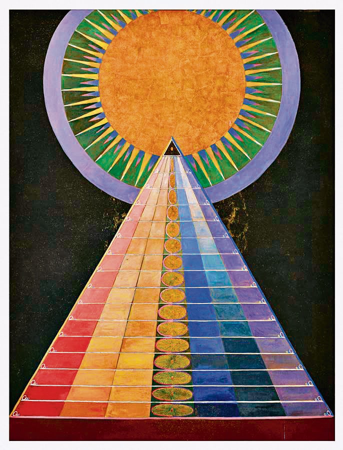 Altarpieces; 1914. (Hilma af Klint Foundation) Altarpieces; 1914. (Hilma af Klint Foundation)