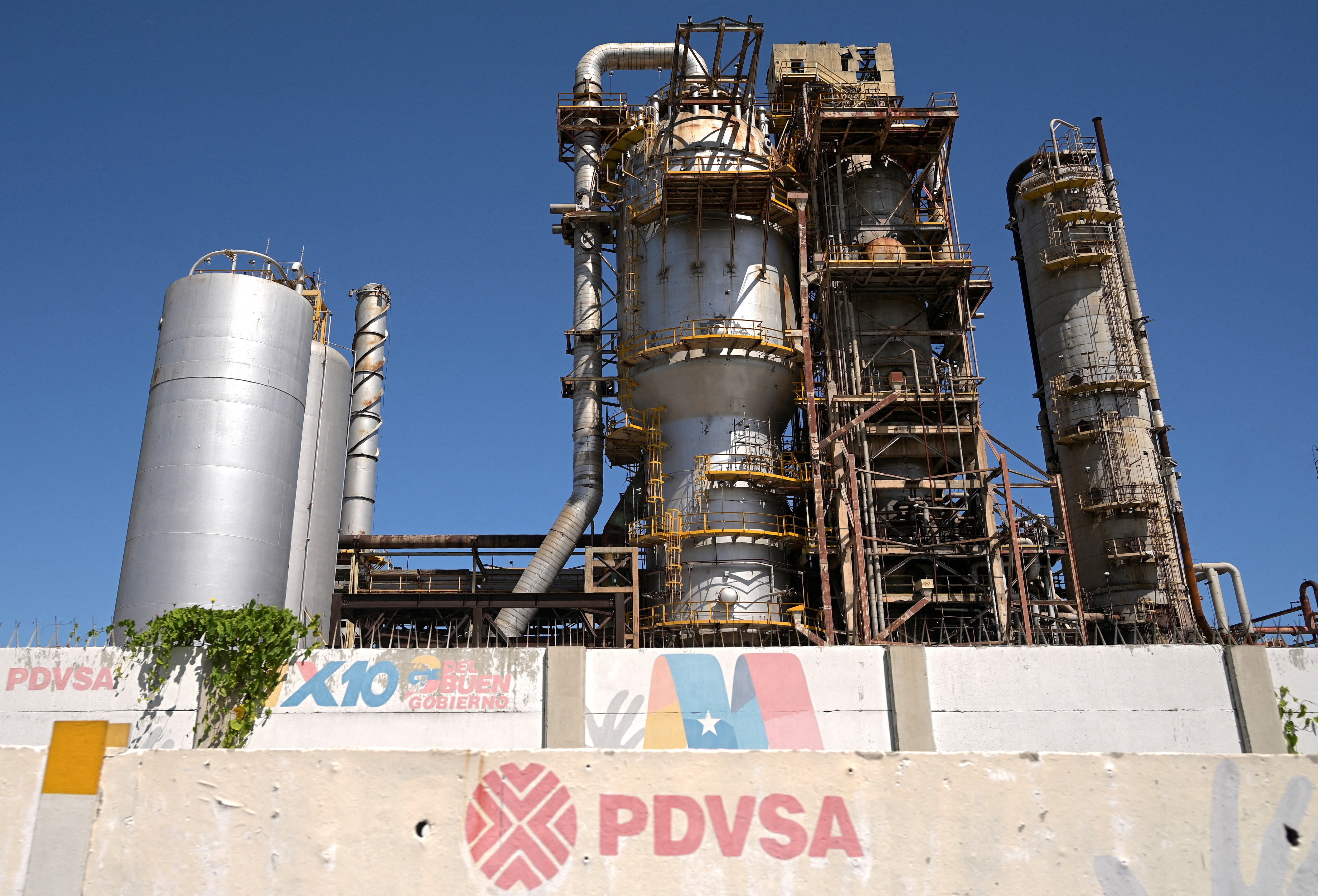 Installations at the El Palito refinery of Venezuelan state oil company PDVSA, in Puerto Cabello, Venezuela, January 22, 2026. (REUTERS)