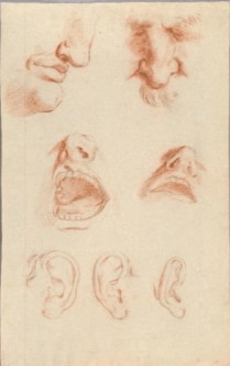 Intricate studies of faces by Catharine Backer. (MSK Ghent) Intricate studies of faces by Catharine Backer. (MSK Ghent)