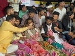 17-day indefinite hunger strike by tribal students at Manjari tribal hostel ended on Saturday after tribal development minister Ashok Uike met protesters and provided written assurances on their demands. (HT) 17-day indefinite hunger strike by tribal students at Manjari tribal hostel ended on Saturday after tribal development minister Ashok Uike met protesters and provided written assurances on their demands. (HT)