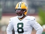 The NFL has reportedly moved Green Bay Packers running back Josh Jacobs to the Commissioner’s Exempt List.(Getty Images via AFP)